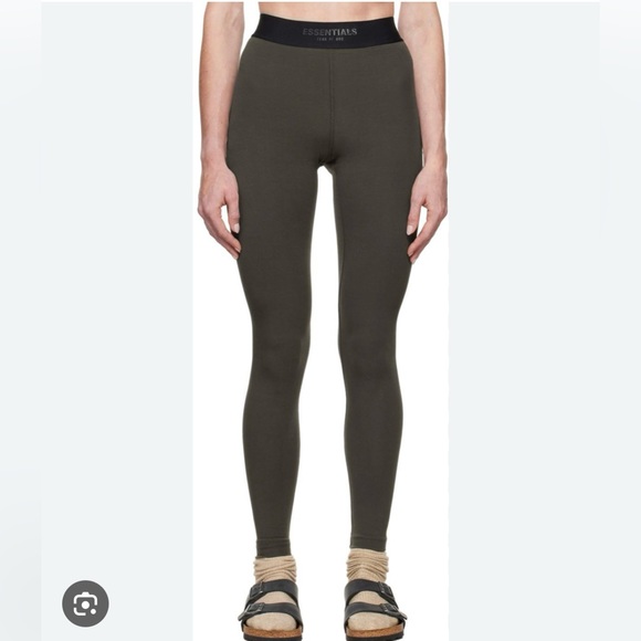 Fear of God Essentials Green leggings - Picture 1 of 7